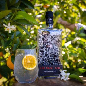Bottle of Old Shed Gin Part 1, used in our easy cocktail recipes including the Mountain Gin & Tonic